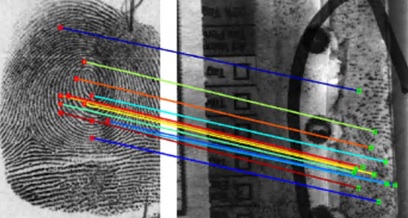 Latent fingerprint matching